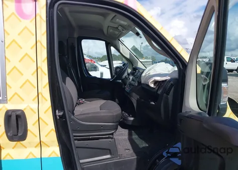 2018 Ram Promaster 2500 High Roof 159 Wb from USA, damaged, VIN 3C6TRVDG6JE124684